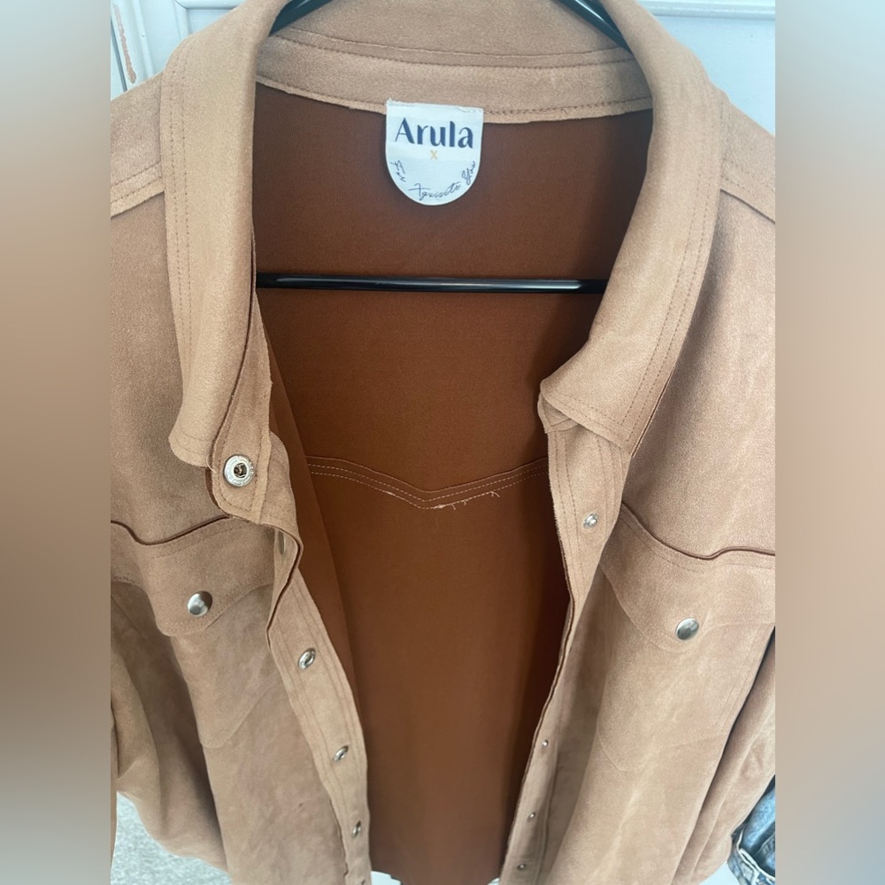 Suede shacket Arula size X